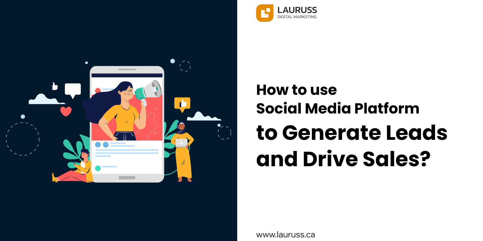 Social media platforms to generate leads