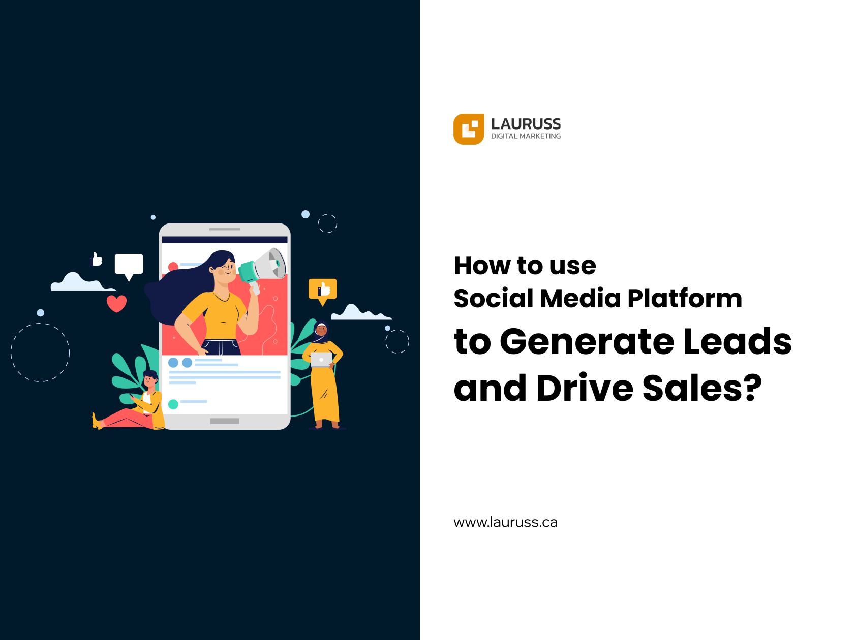 Social media platforms to generate leads
